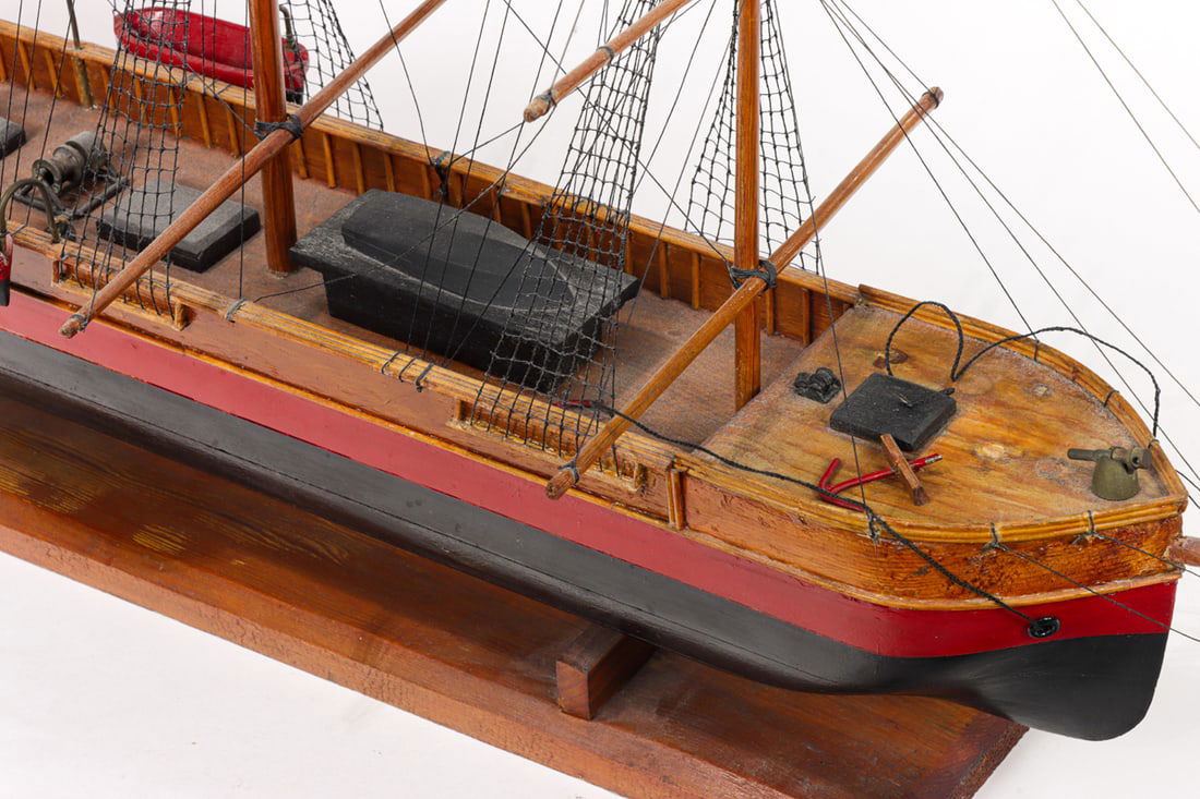 Two three-mast sailboat models - 3