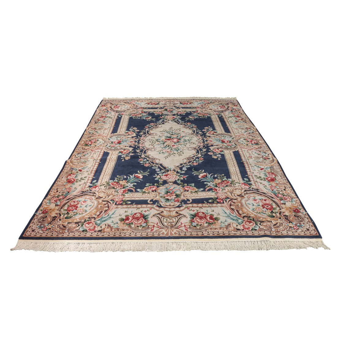 A Sino Aubusson carpet: A Sino Aubusson carpet, 8' 4'' X 11' 4''