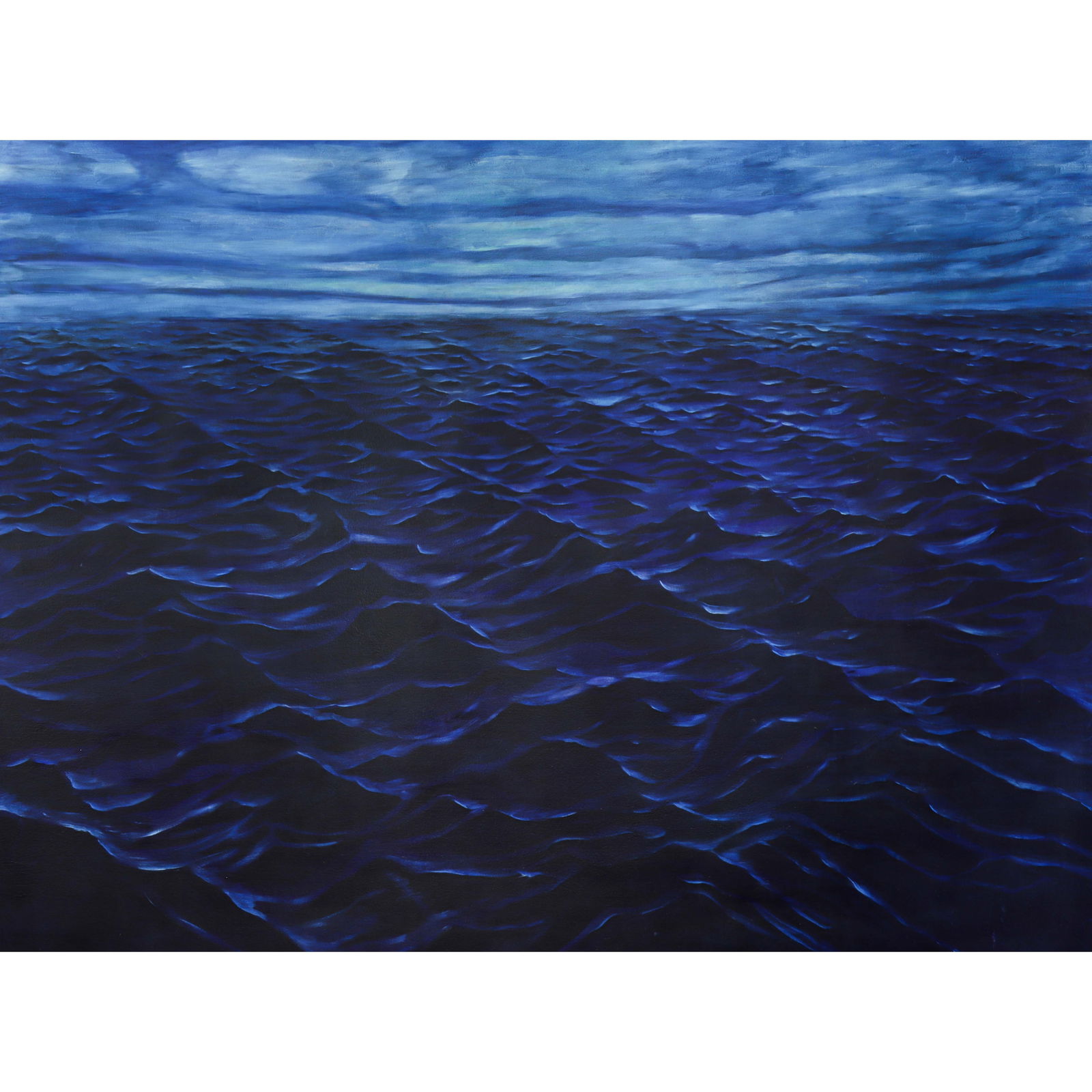 Painting, Suzanne Caporael: Suzanne Caporael (American, b. 1949), Untitled, 1987, oil on canvas, signed and dated verso, canvas: 74"h x 96"w, overall (with frame): 80"h x 105"w