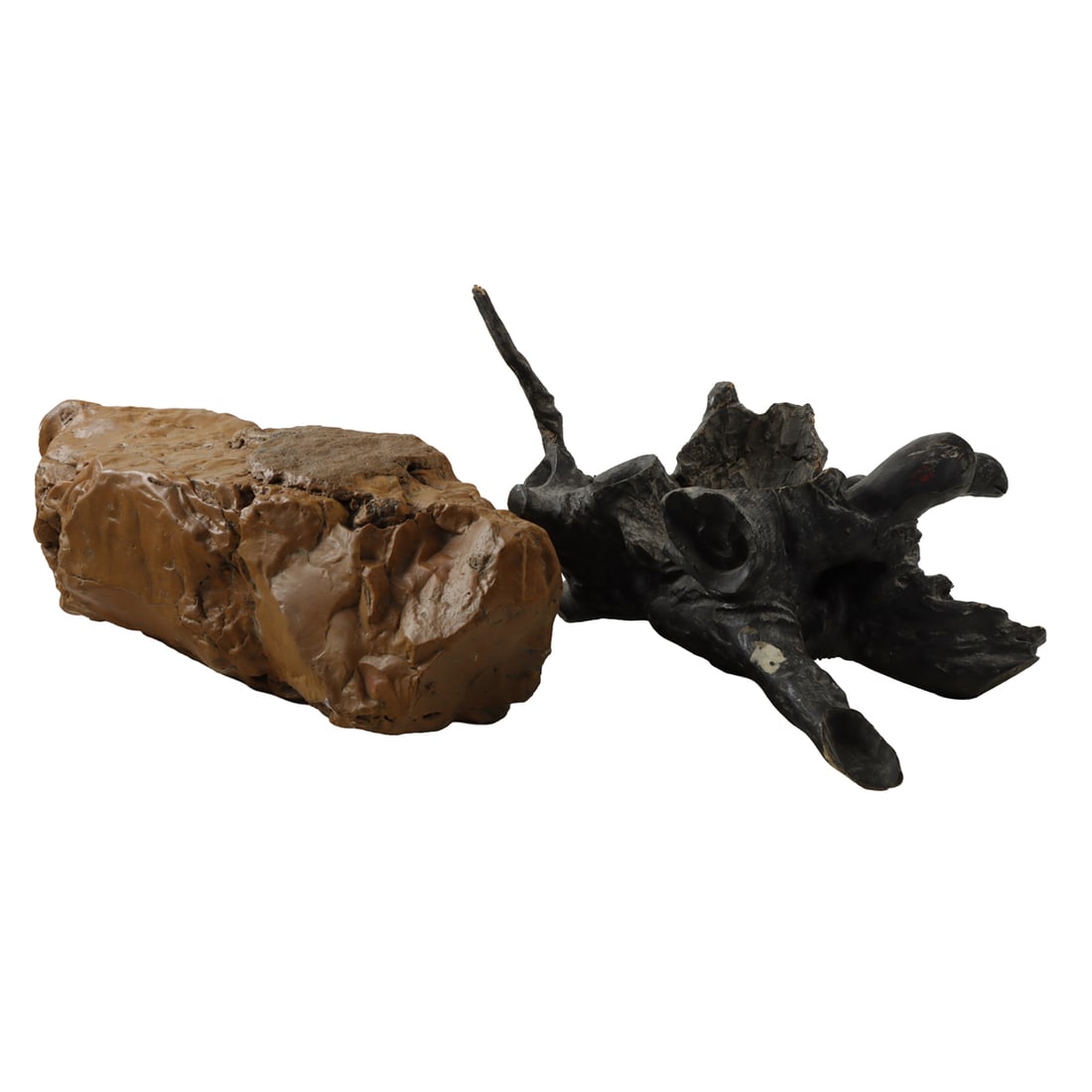 A Japanese scholar's stone with stand: A Japanese scholar's stone with stand. 11.75" high.