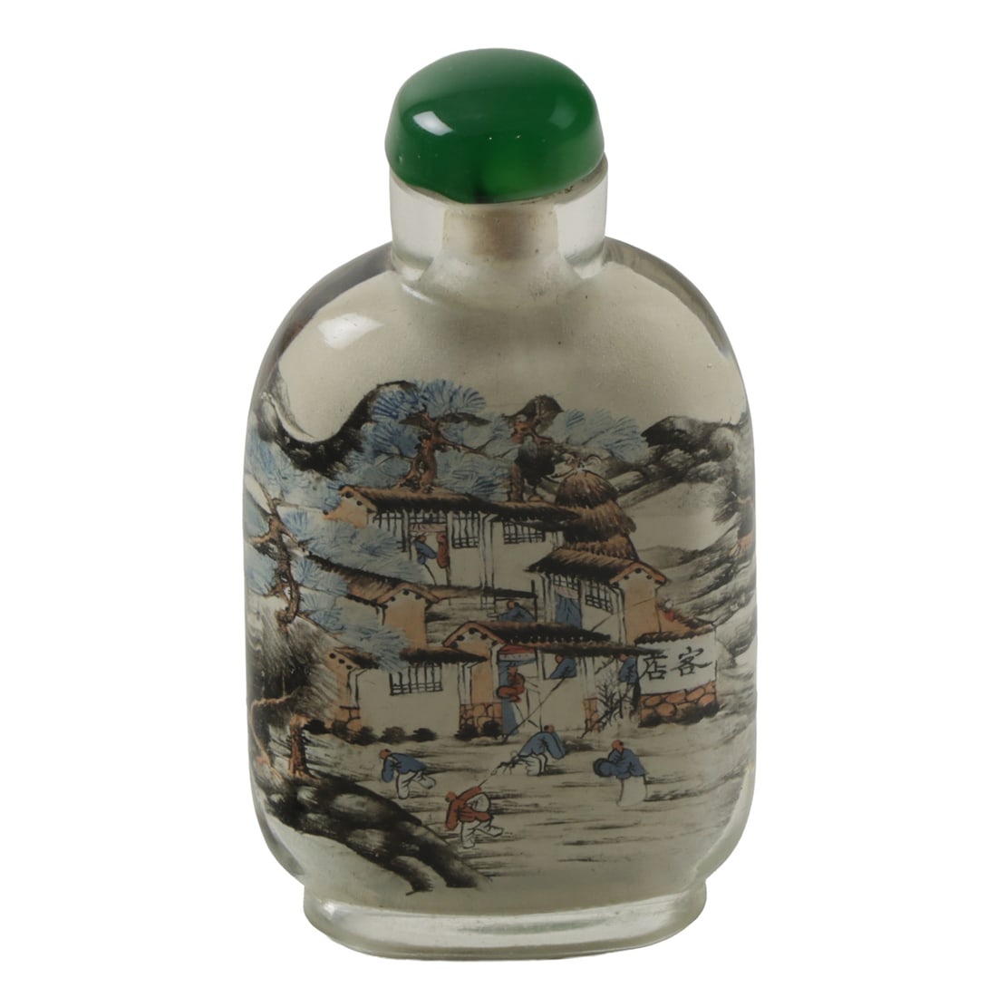 A Chinese inside-painted glass snuff bottle (1 of 2)