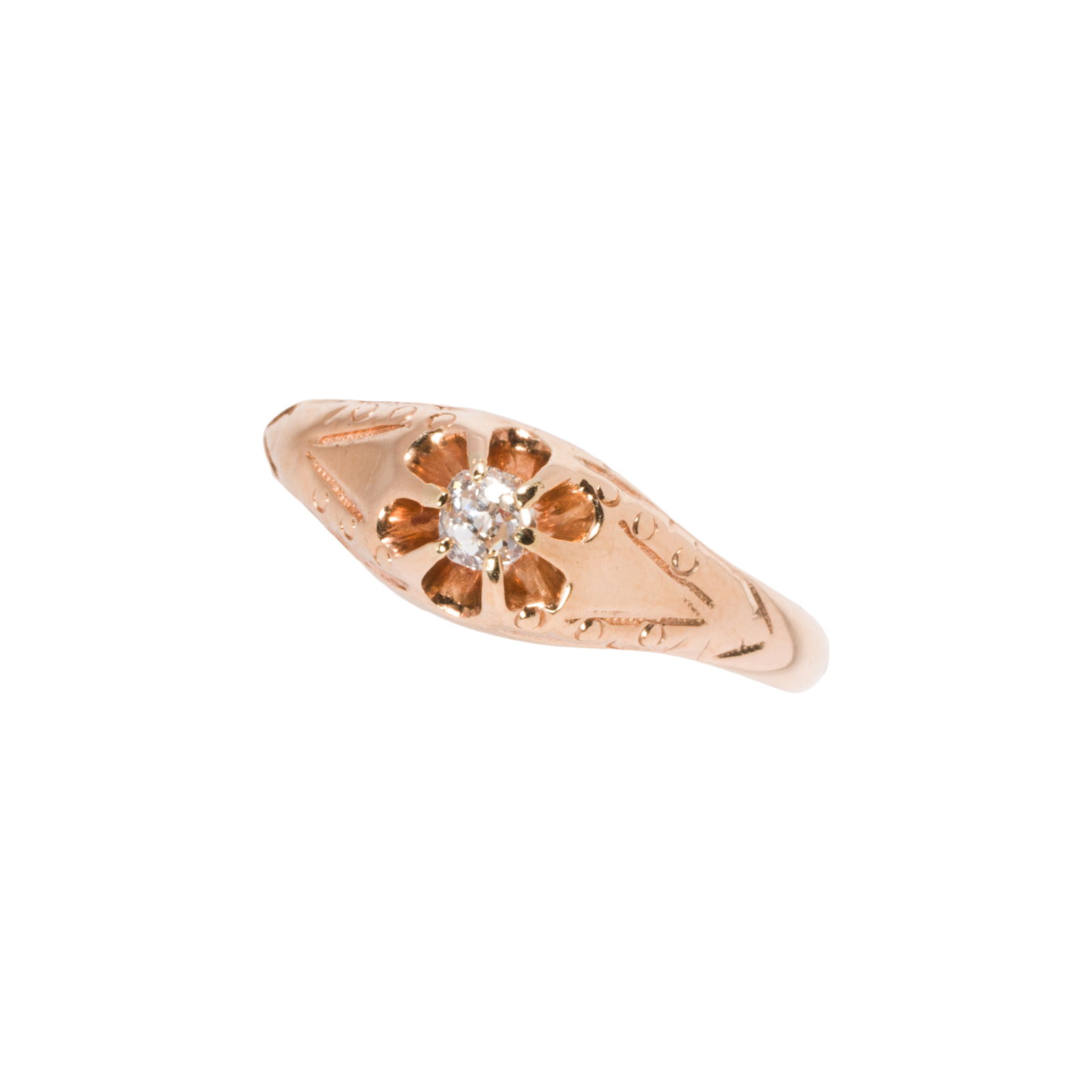 A diamond and 14k gold ring (1 of 1)