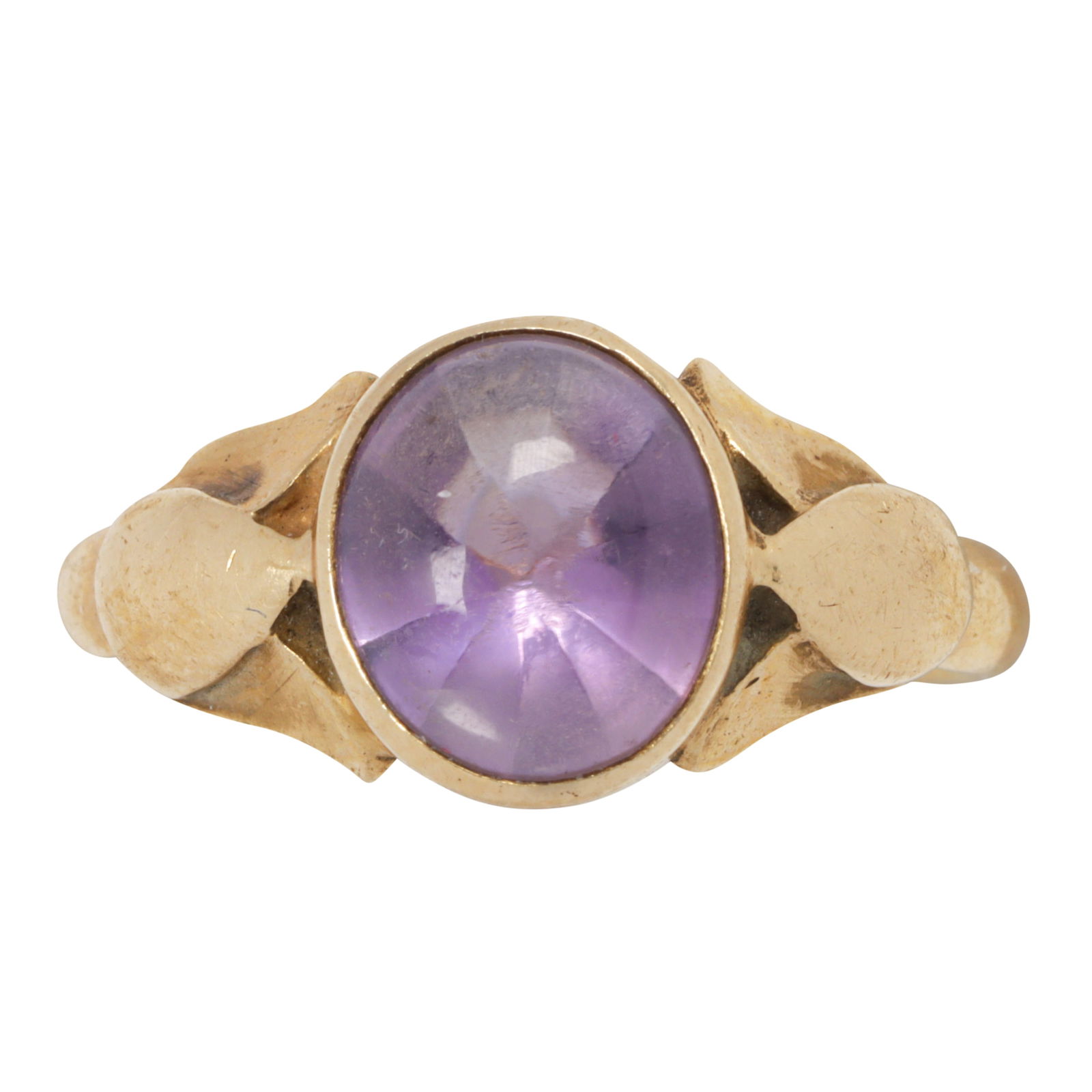 An amethyst and 14k gold ring (1 of 2)