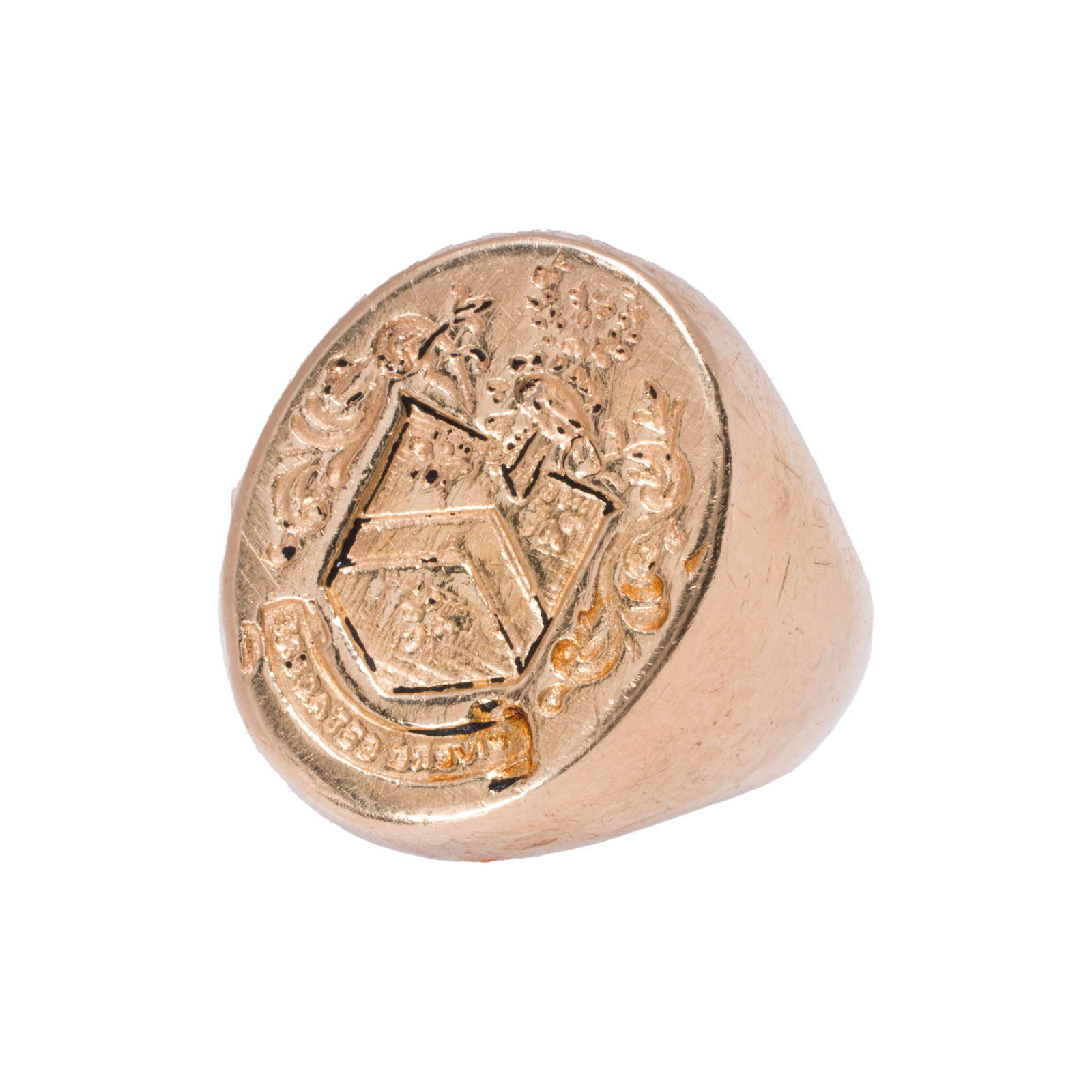 A 14k gold signet ring (1 of 1)
