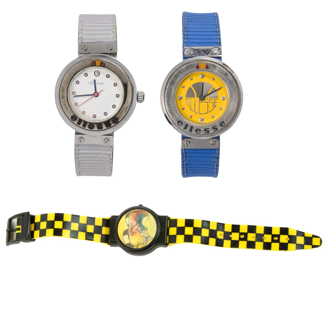 A group of Three watches: Three watchesComprising two Ellesse and one novelty Speed Racer watch; gross weight: 82.15 grams