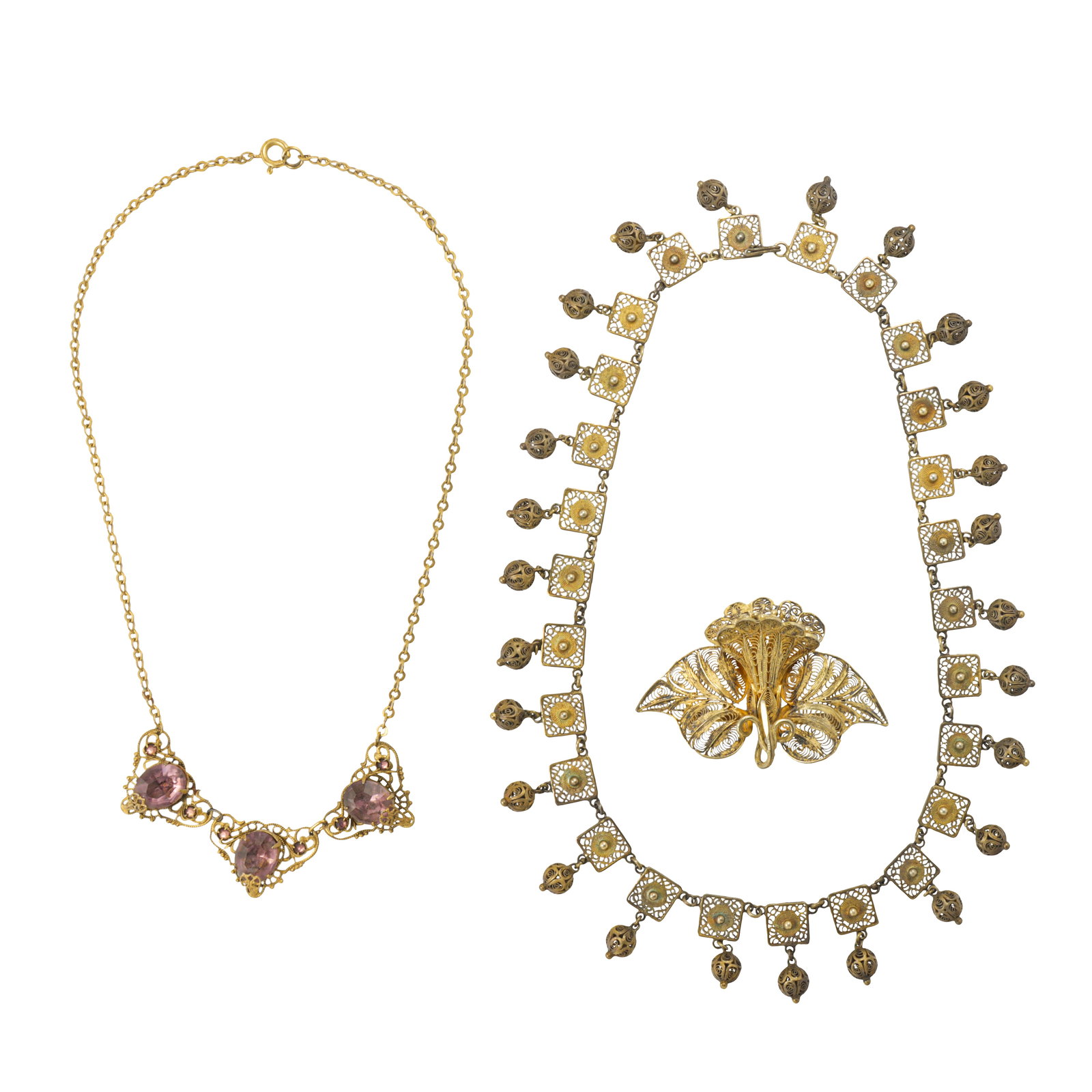 An antique filigree group (1 of 2)