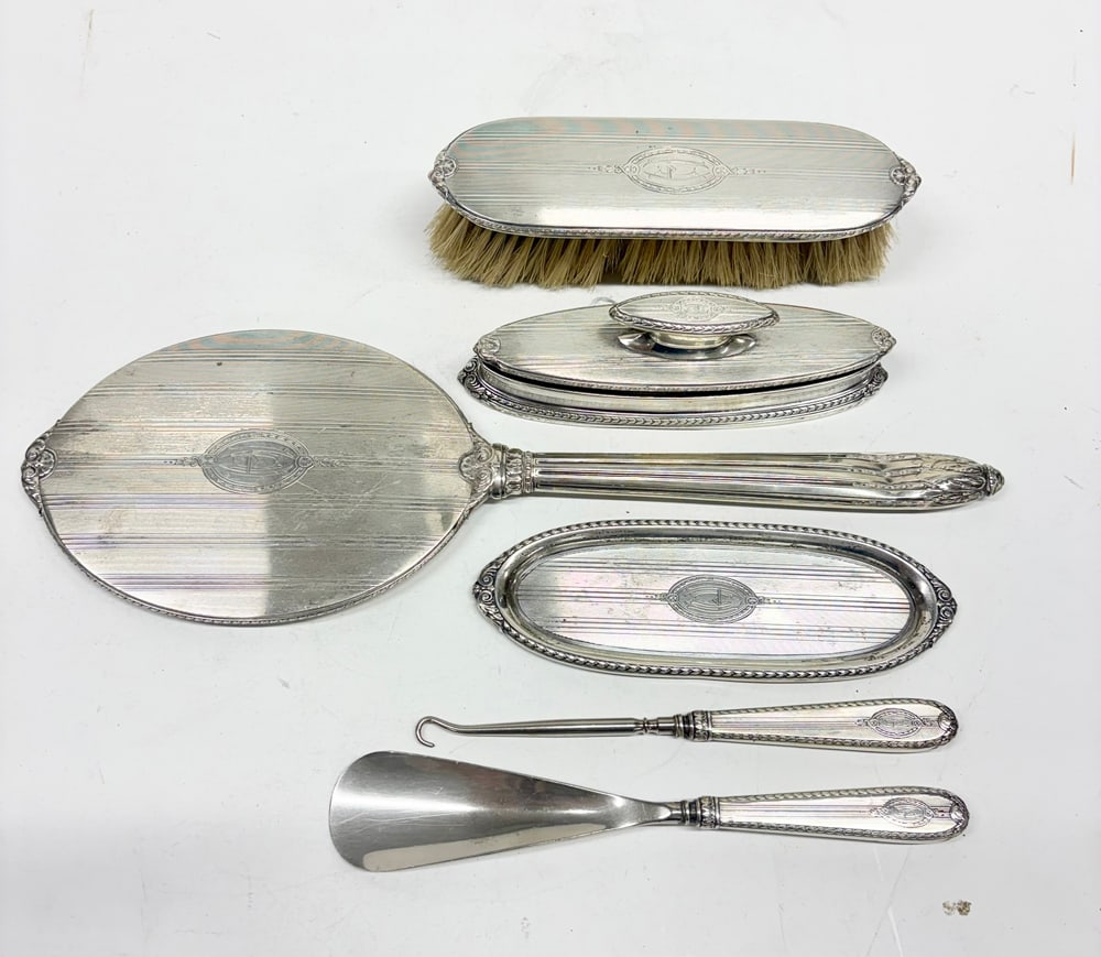 A Sterling Dresser Set (1 of 1)