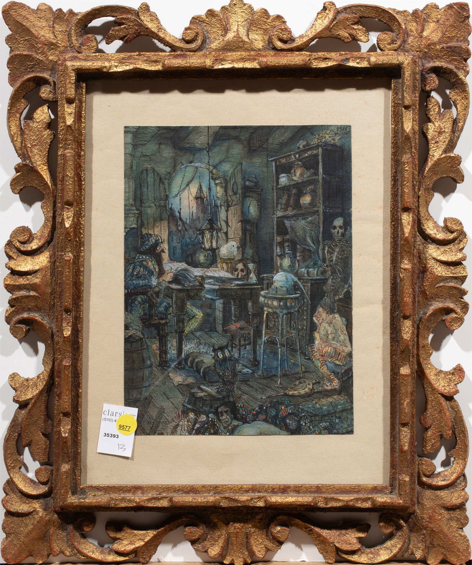 Watercolor, Continental School (20th century) (1 of 1)