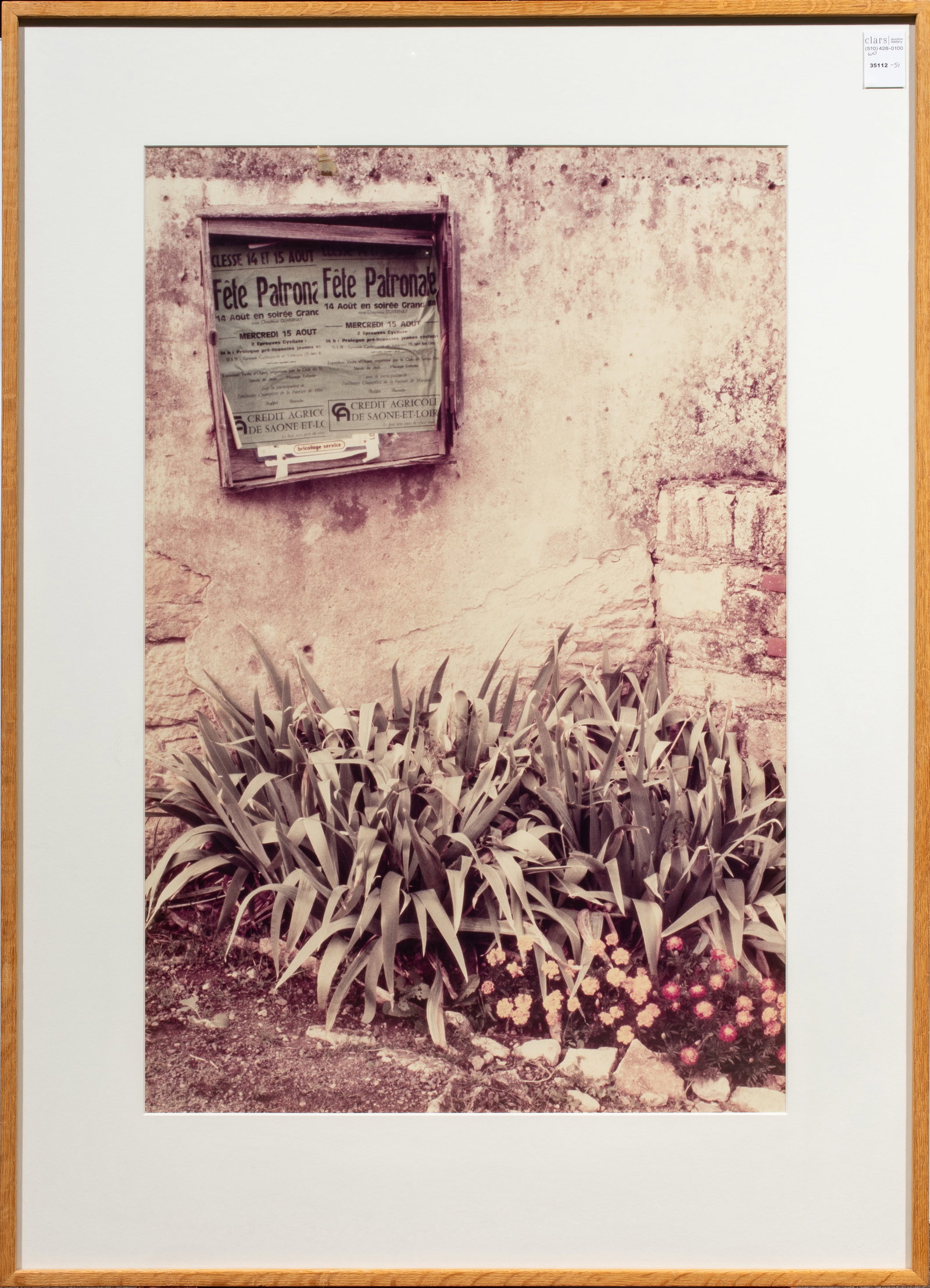 Photograph, Gail Hewson: Gail Hewson (American, 20th century), "Fete," cibachrome print, overall (with frame): 39.5"h x 28.5"w