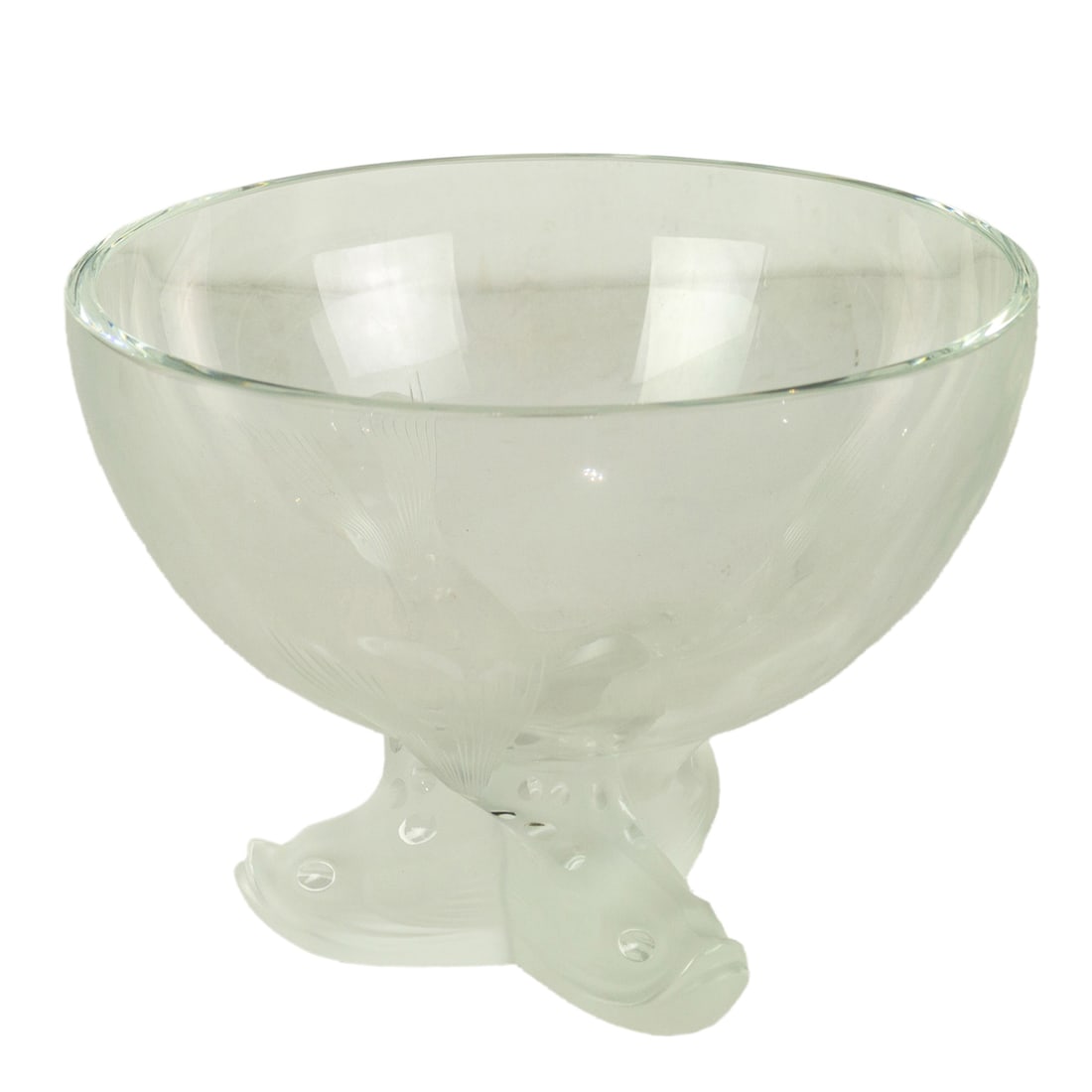 A Lalique glass Igor pedestal bowl (1 of 5)