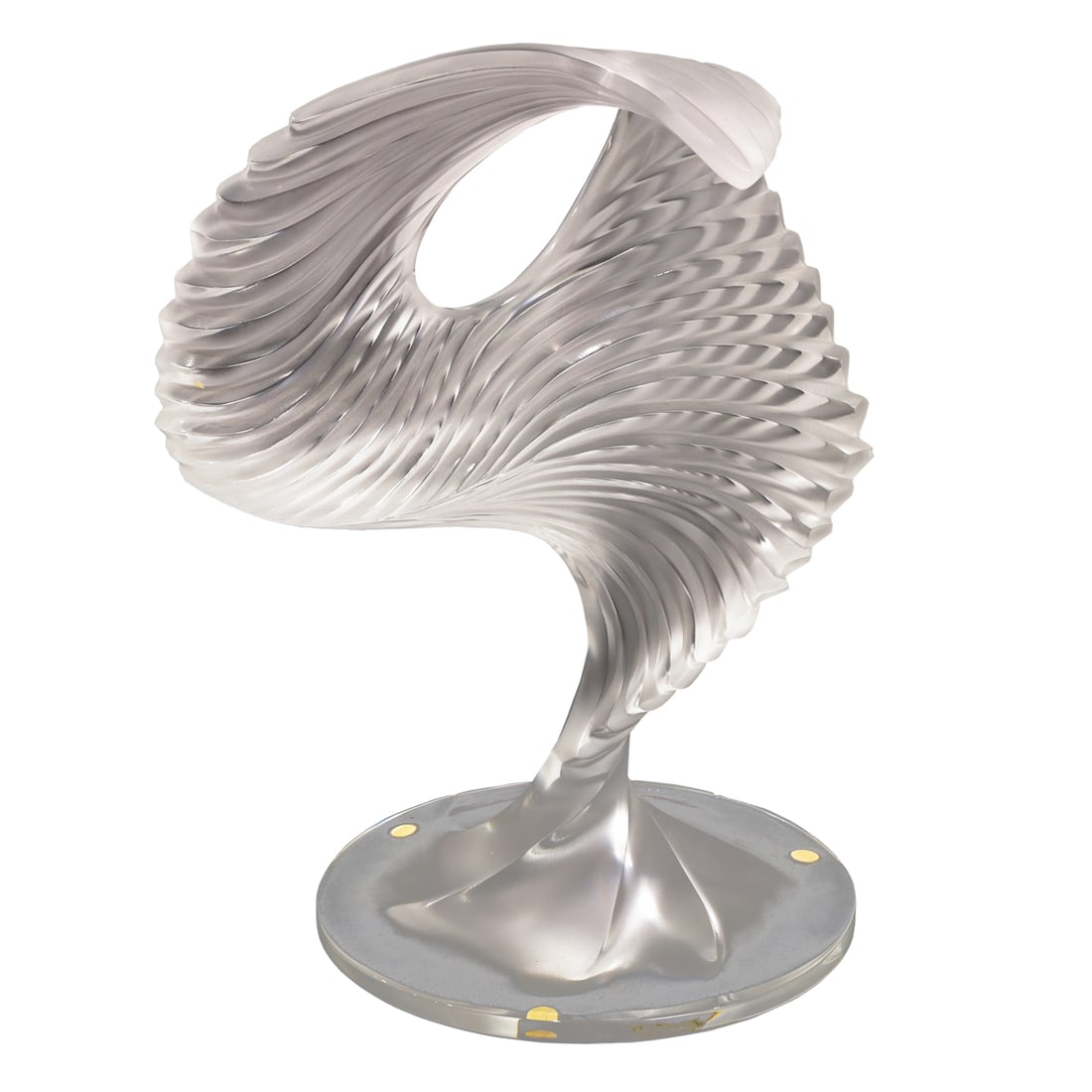 A Lalique glass Trophee sculpture designed by Marie Claude Lalique (1 of 4)