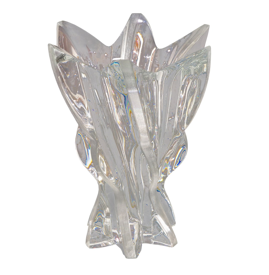 A Lalique glass Everest vase designed by Marc Lalique (1 of 3)