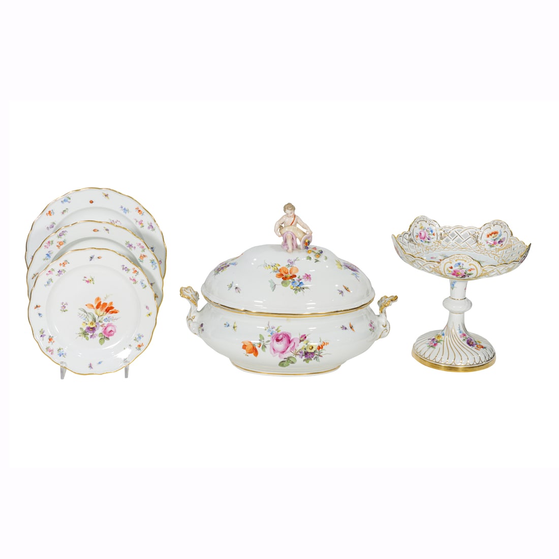 A Meissen porcelain dinner service (1 of 3)