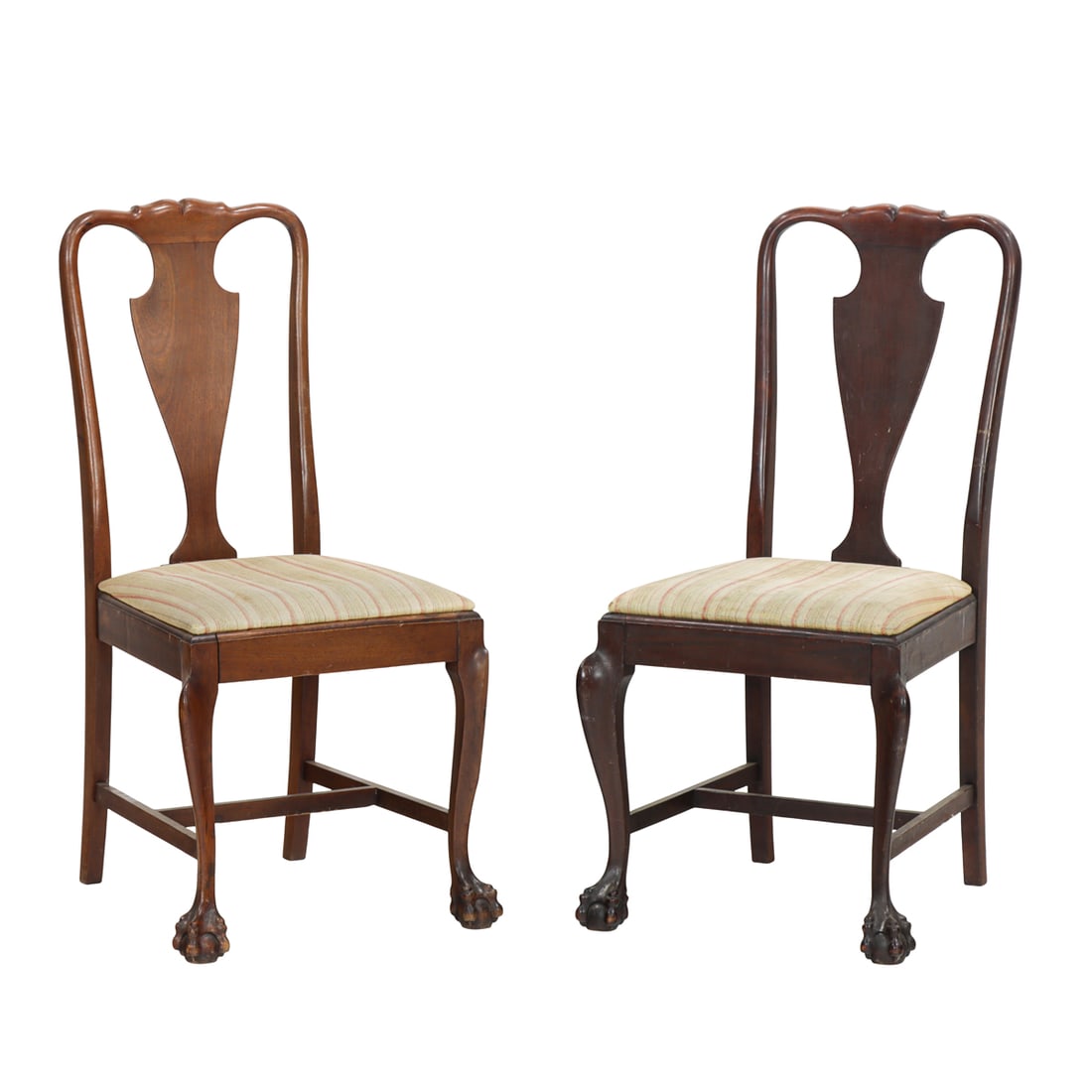 A pair of Queen Anne style dining chairs (1 of 4)