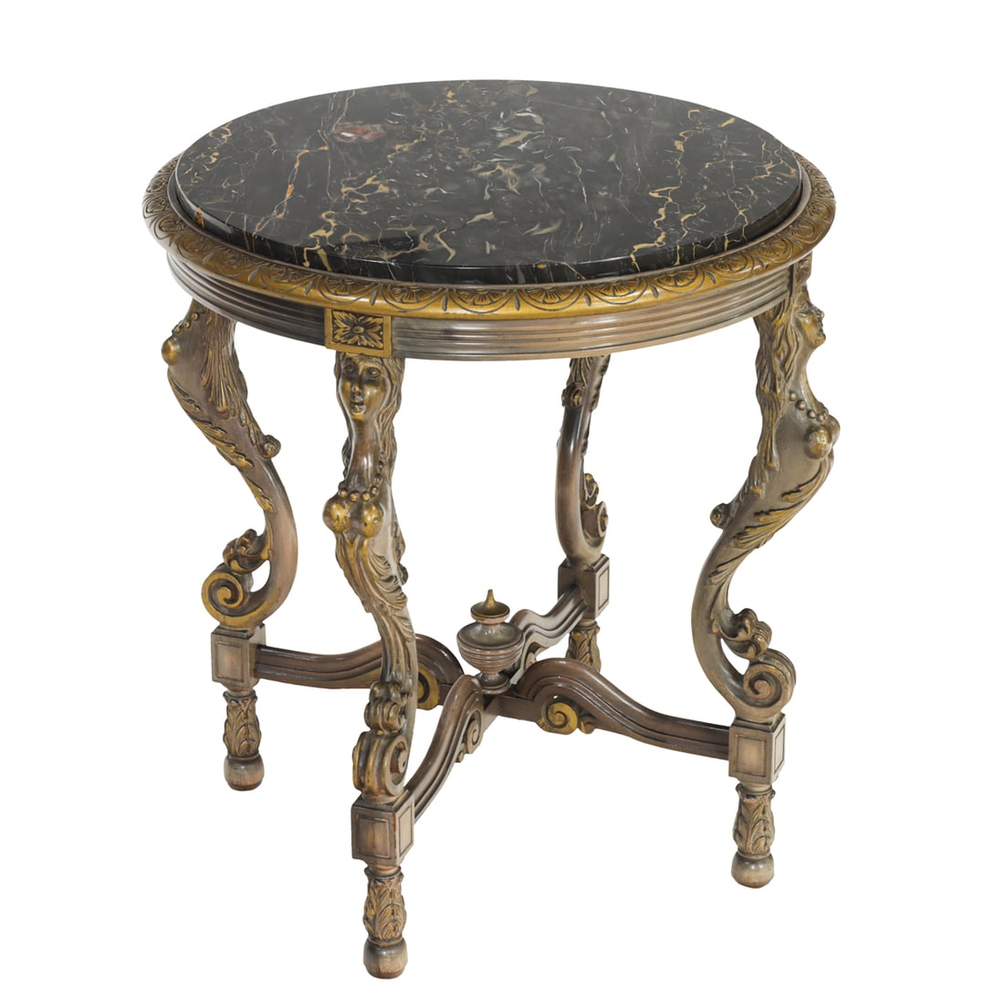 A Neoclassical style giltwood side table (1 of 4)