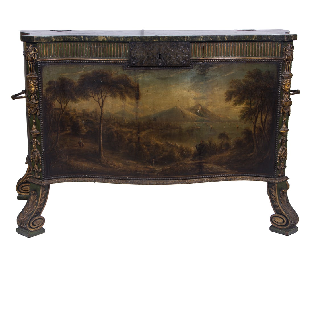 An Italian Neoclassical paint decorated chest (1 of 7)
