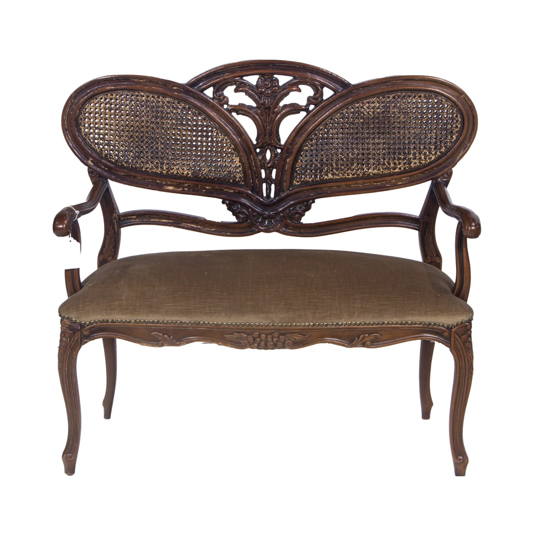 An Art Nouveau style settee (1 of 6)