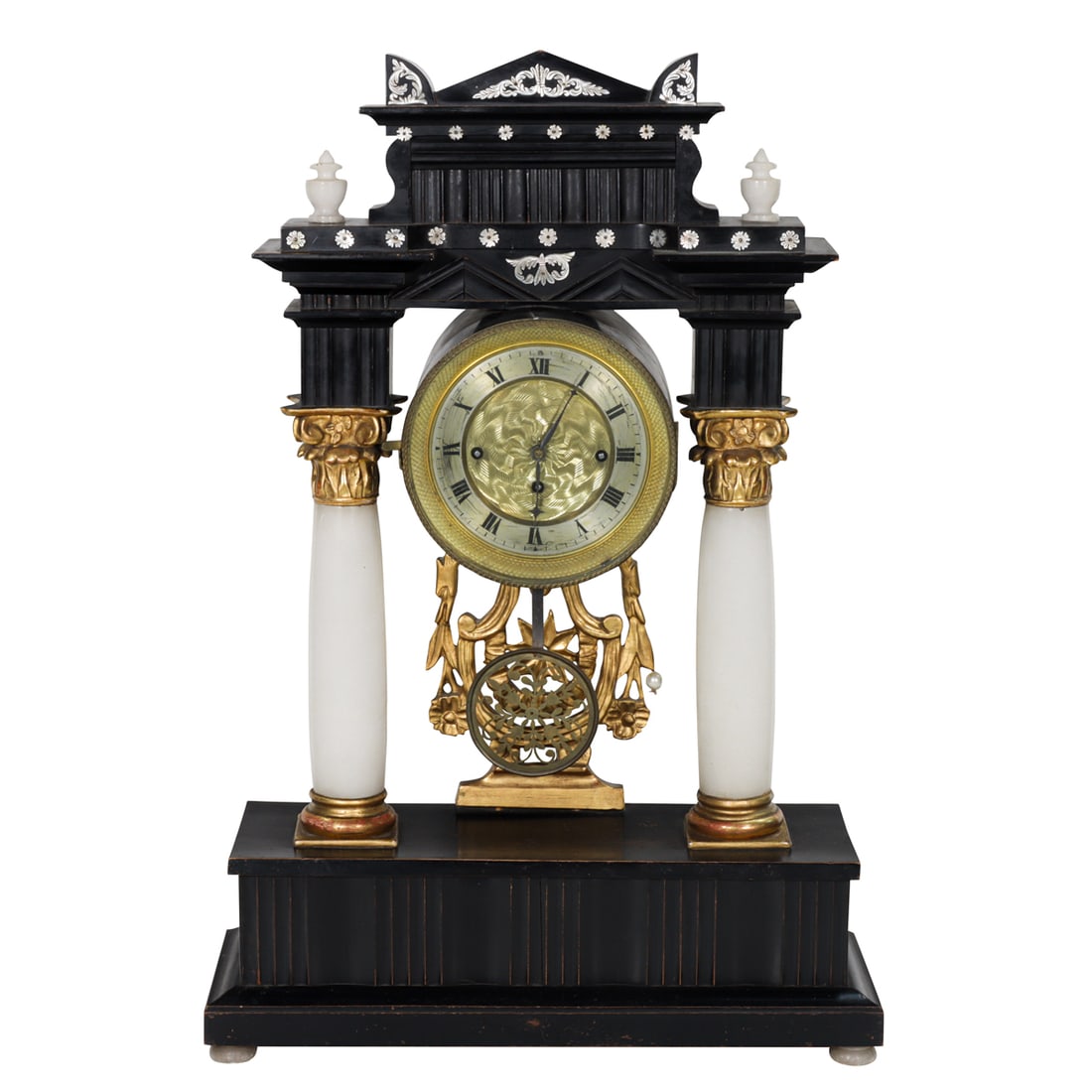 An Austrian Biedermeier portico clock (1 of 3)