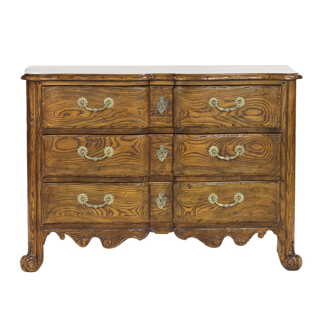 A Baker Furniture oak dresser in the French Provincial style (1 of 5)