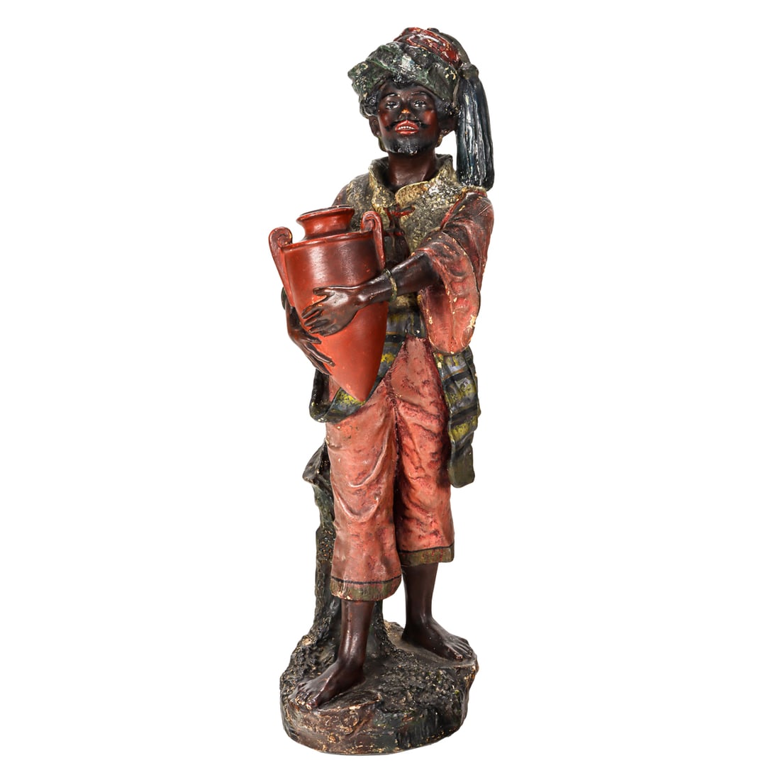 An Austrian terracotta Moorish figure (1 of 4)