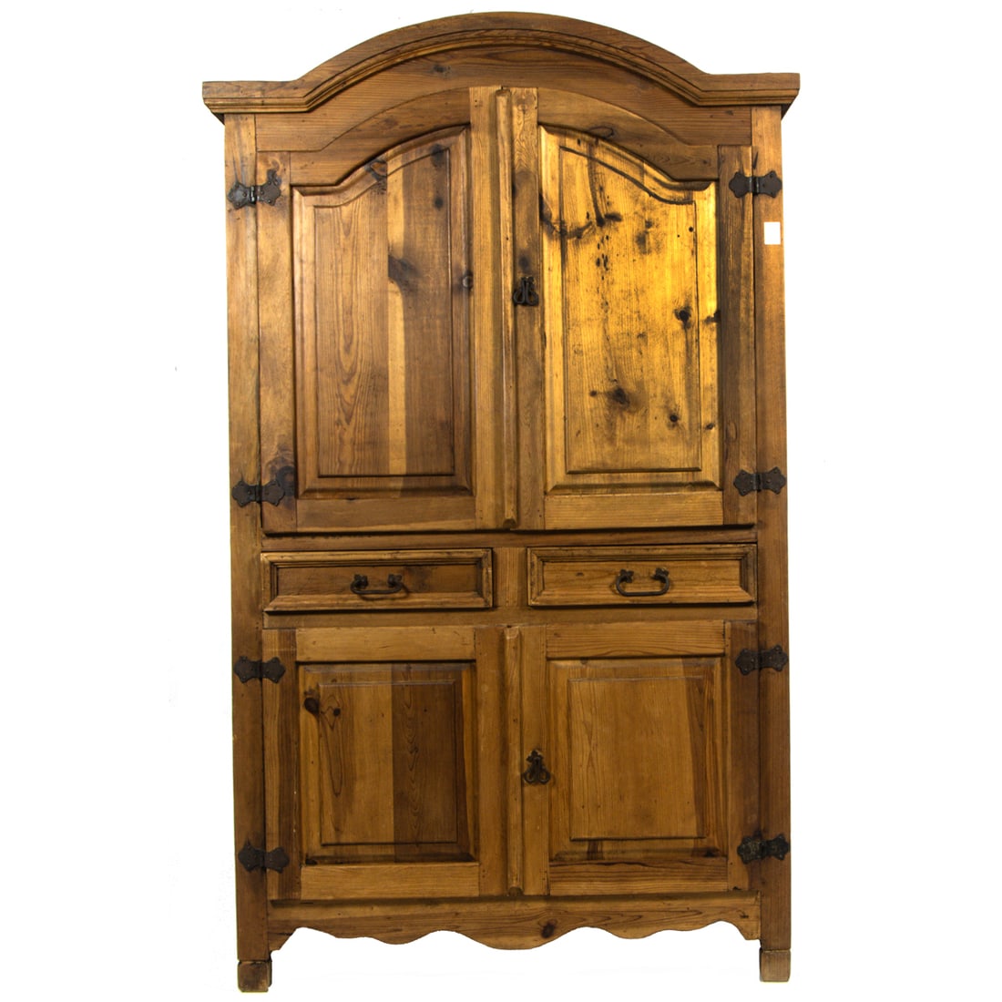 A Country pine armoire (1 of 5)
