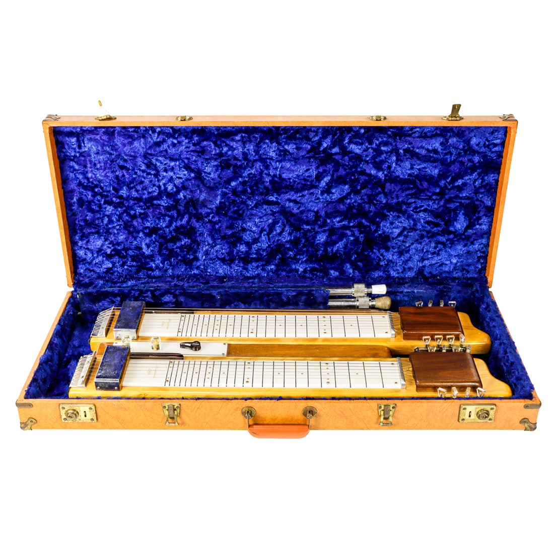 A Magnatone Lyric double-neck lap steel guitar (1 of 7)
