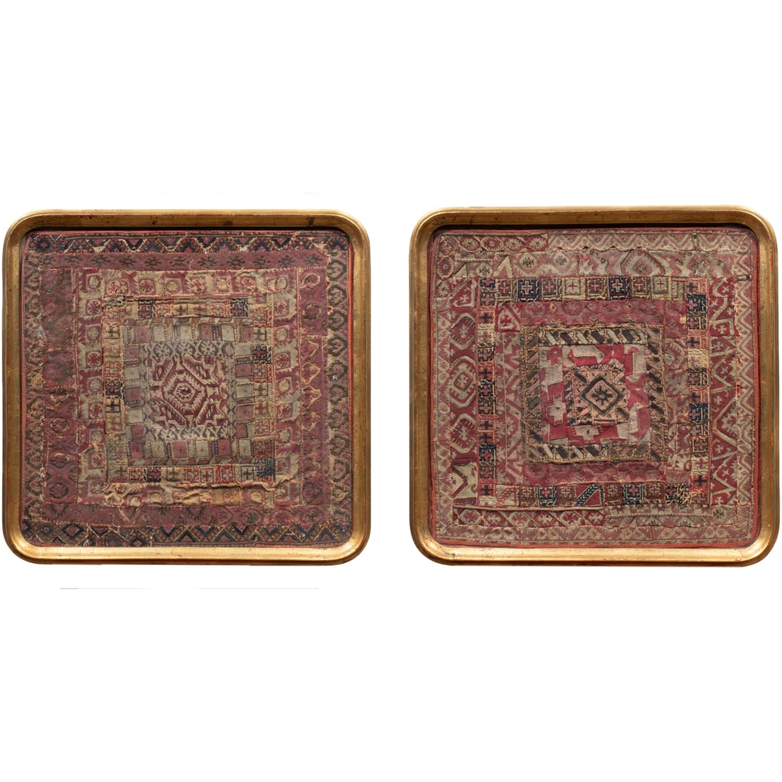 Two framed antique woven textiles (1 of 9)