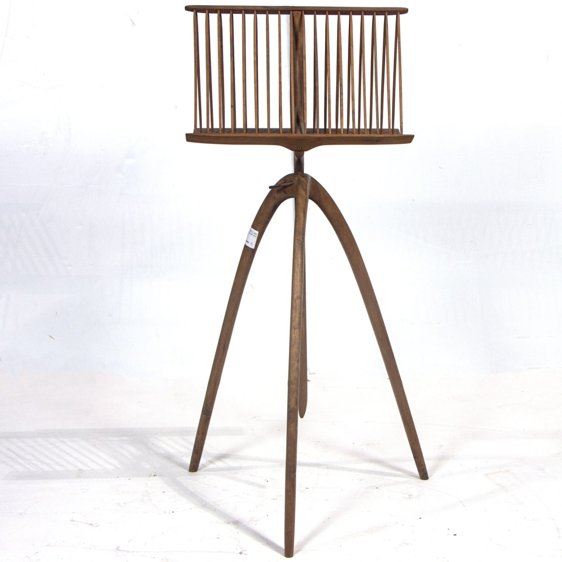 An Arthur Espenet Carpenter (American, 1920-2006) double music stand, circa 1968 (1 of 4)