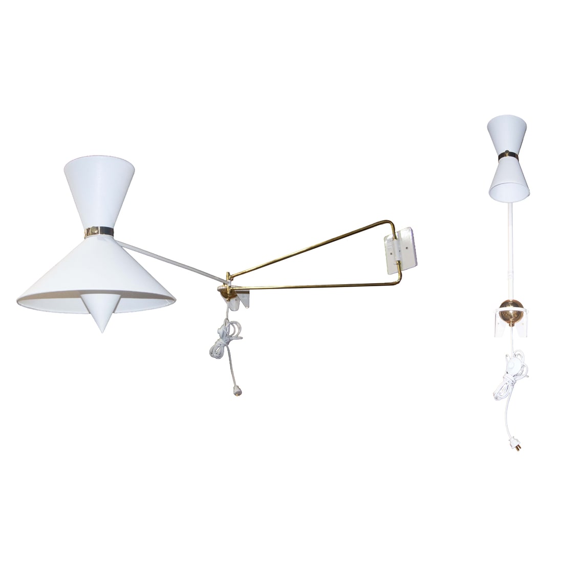 Two Robert Mathieu style custom wall lights (1 of 7)