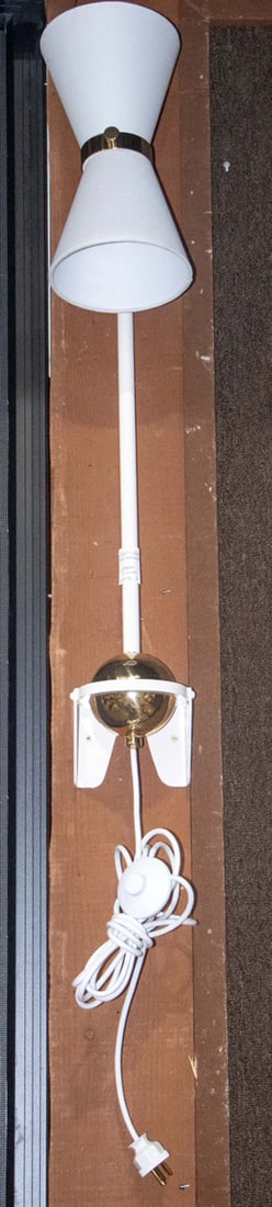 Two Robert Mathieu style custom wall lights - 2