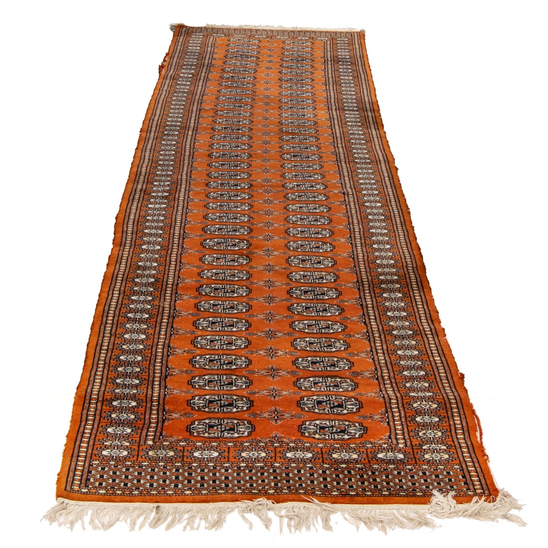 A Pakistani Bokhara runner, 2'7" x 10'6" (1 of 3)