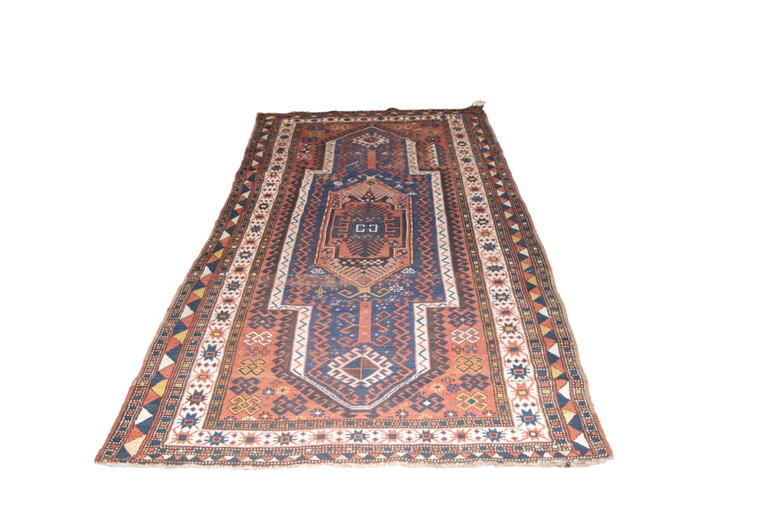An antique Caucasian Shirvan carpet (1 of 3)