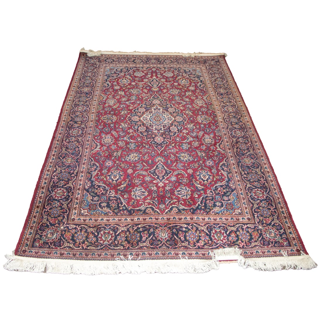 A semi antique Persian Kashan carpet (1 of 2)