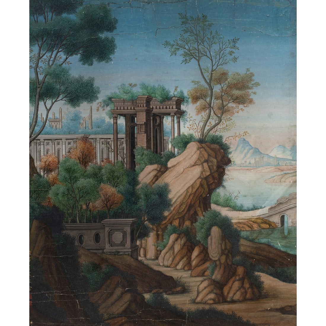 Work on paper, Circle of Giuseppe Castiglione/Lang Shining (1 of 4)