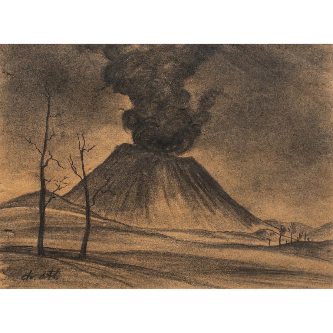 Work on paper, Dr. Atl (Gerardo Murillo Coronado) (1 of 4)