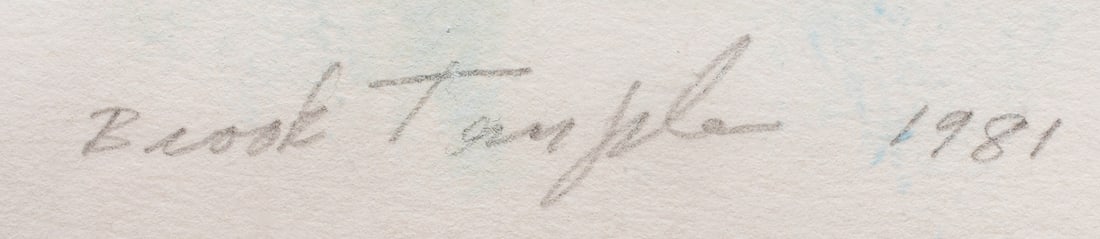 Work on paper, Brook Temple - 4