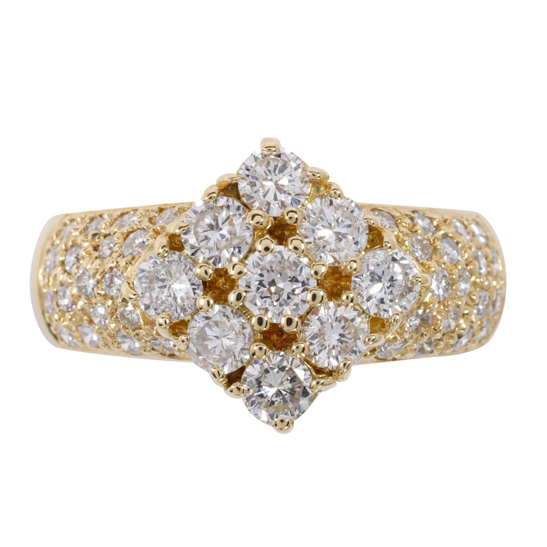 A diamond and 18k gold ring (1 of 2)