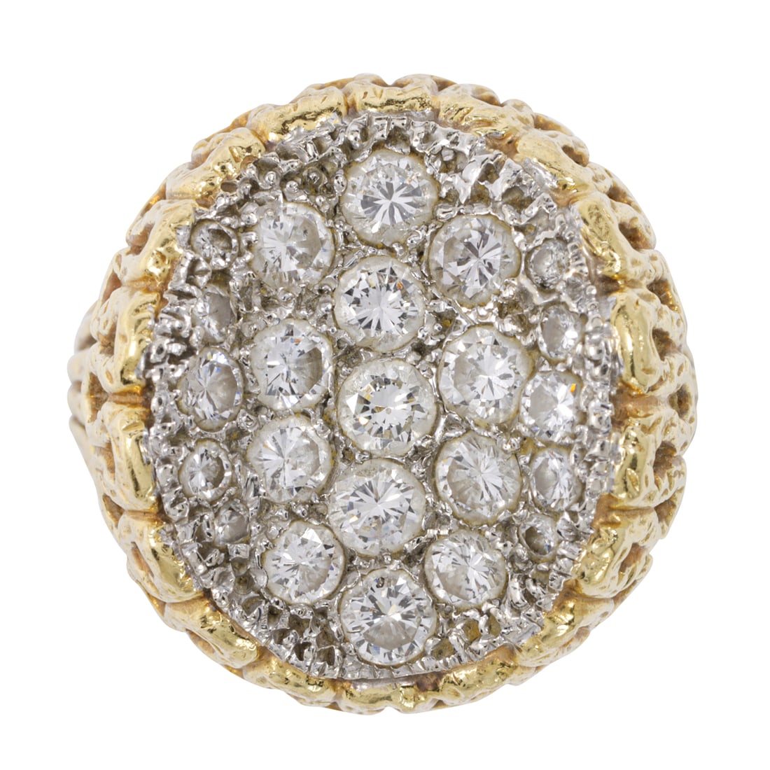 A diamond and 18k gold ring (1 of 2)
