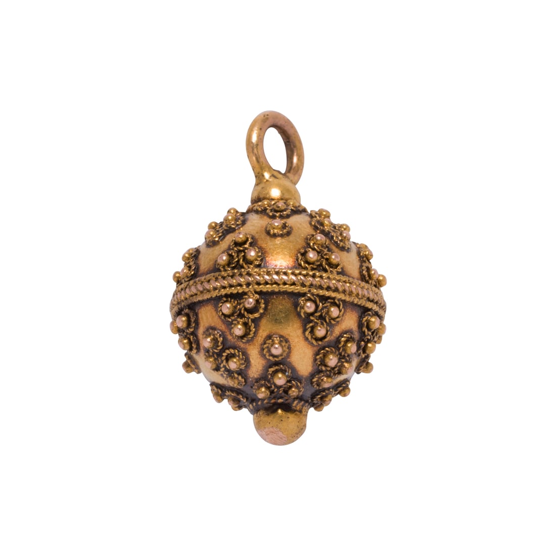 An antique Etruscan-style 14k gold pendant (1 of 1)