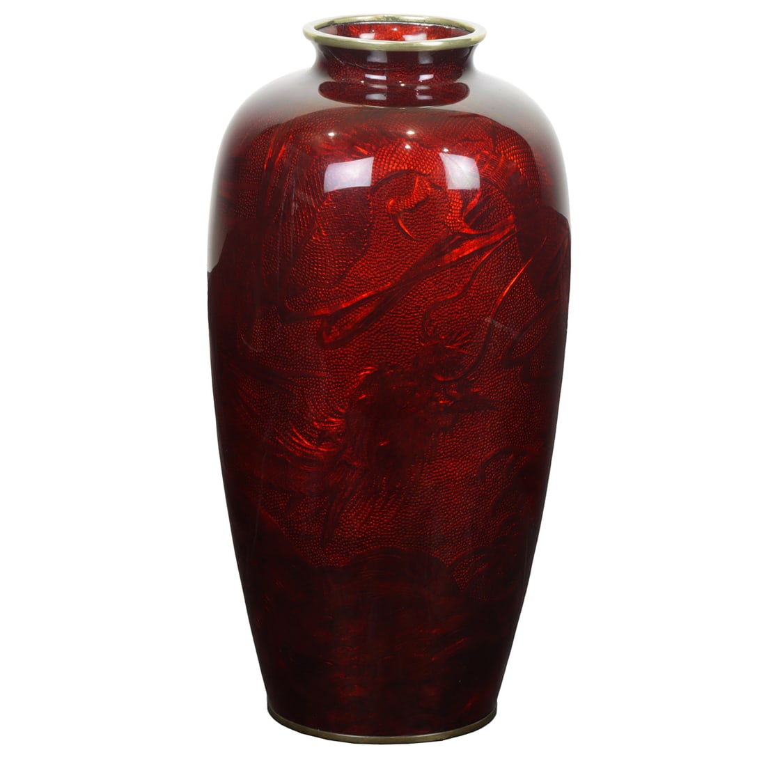 A Japanese ginbari 'dragon' vase (1 of 6)