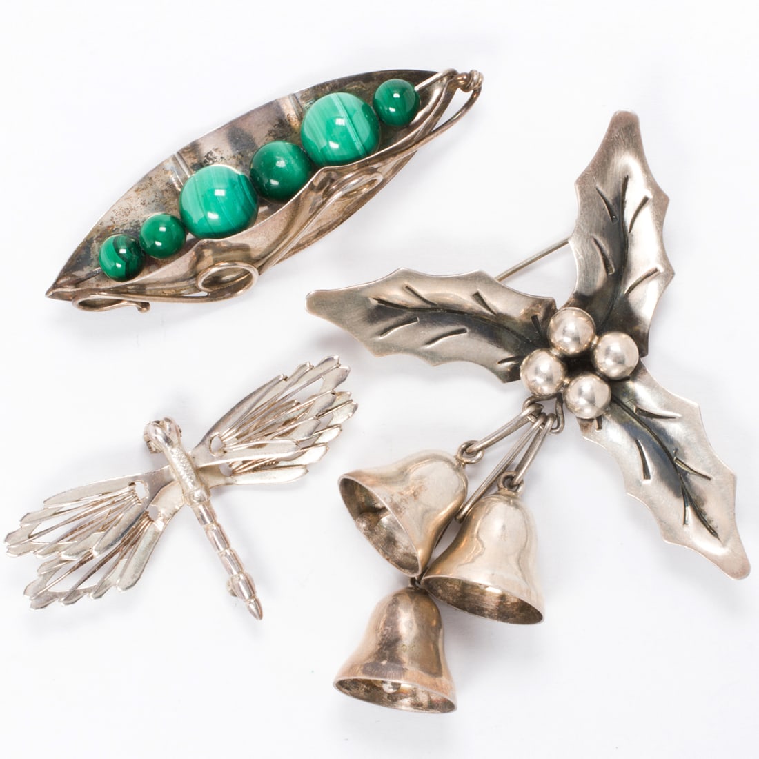 Three sterling silver brooches (1 of 1)