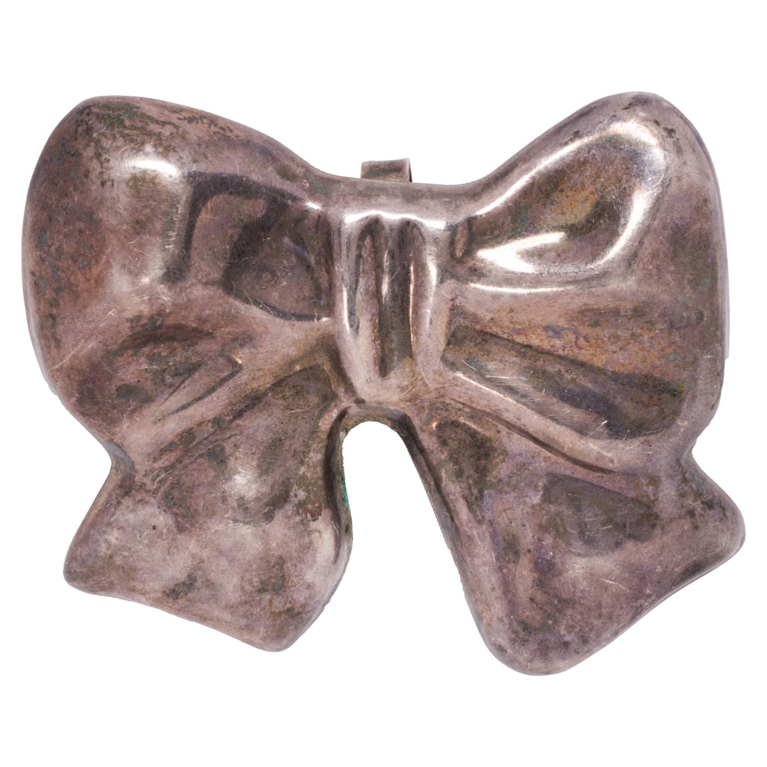 A Mexican sterling silver bow brooch (1 of 1)