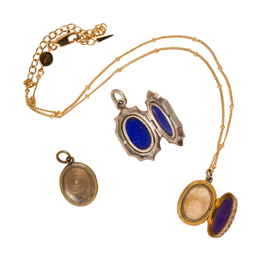 Three Victorian lockets - 2