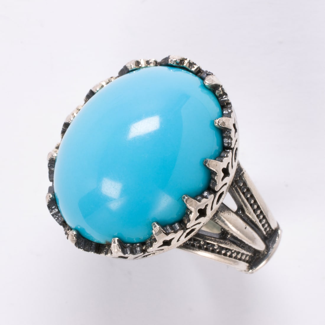 A turquoise and silver ring (1 of 1)