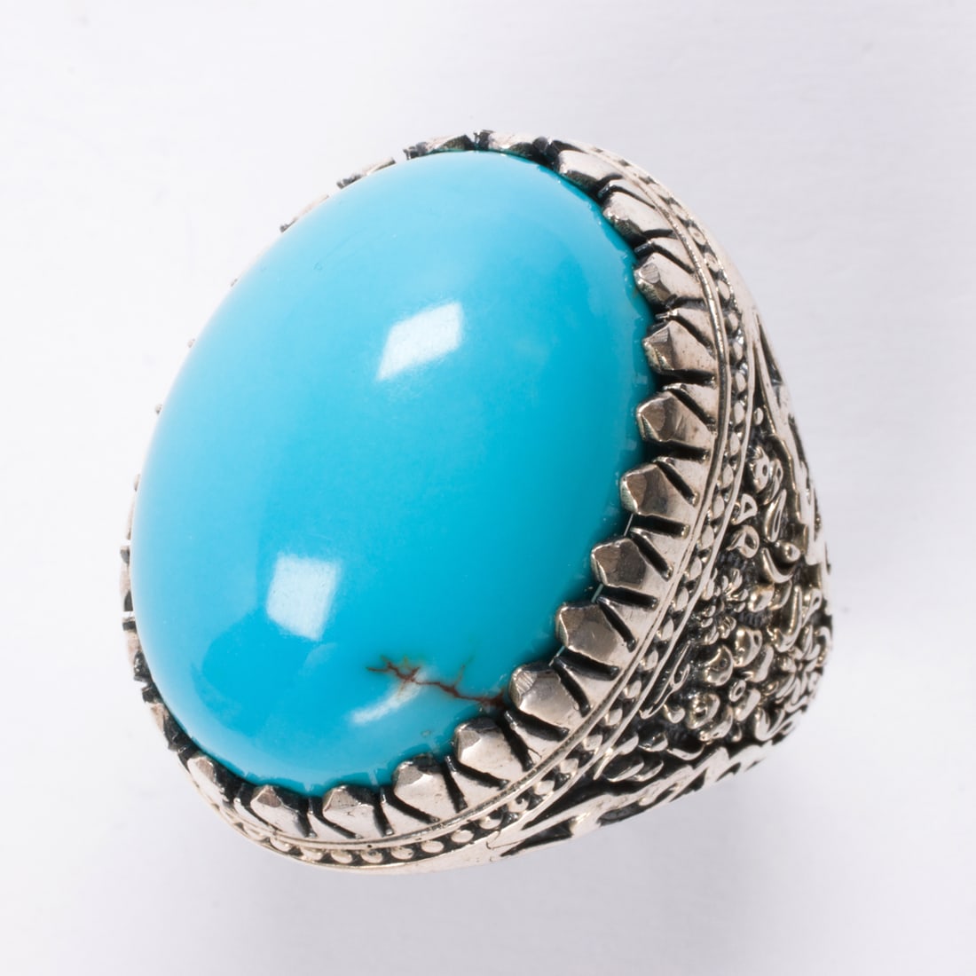 A turquoise and silver ring (1 of 1)