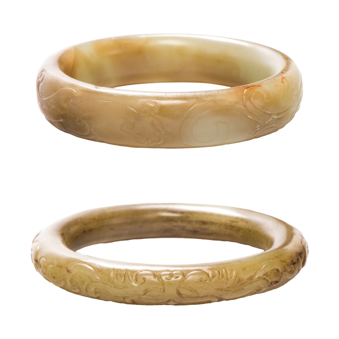 Two carved hardstone bangles (1 of 1)