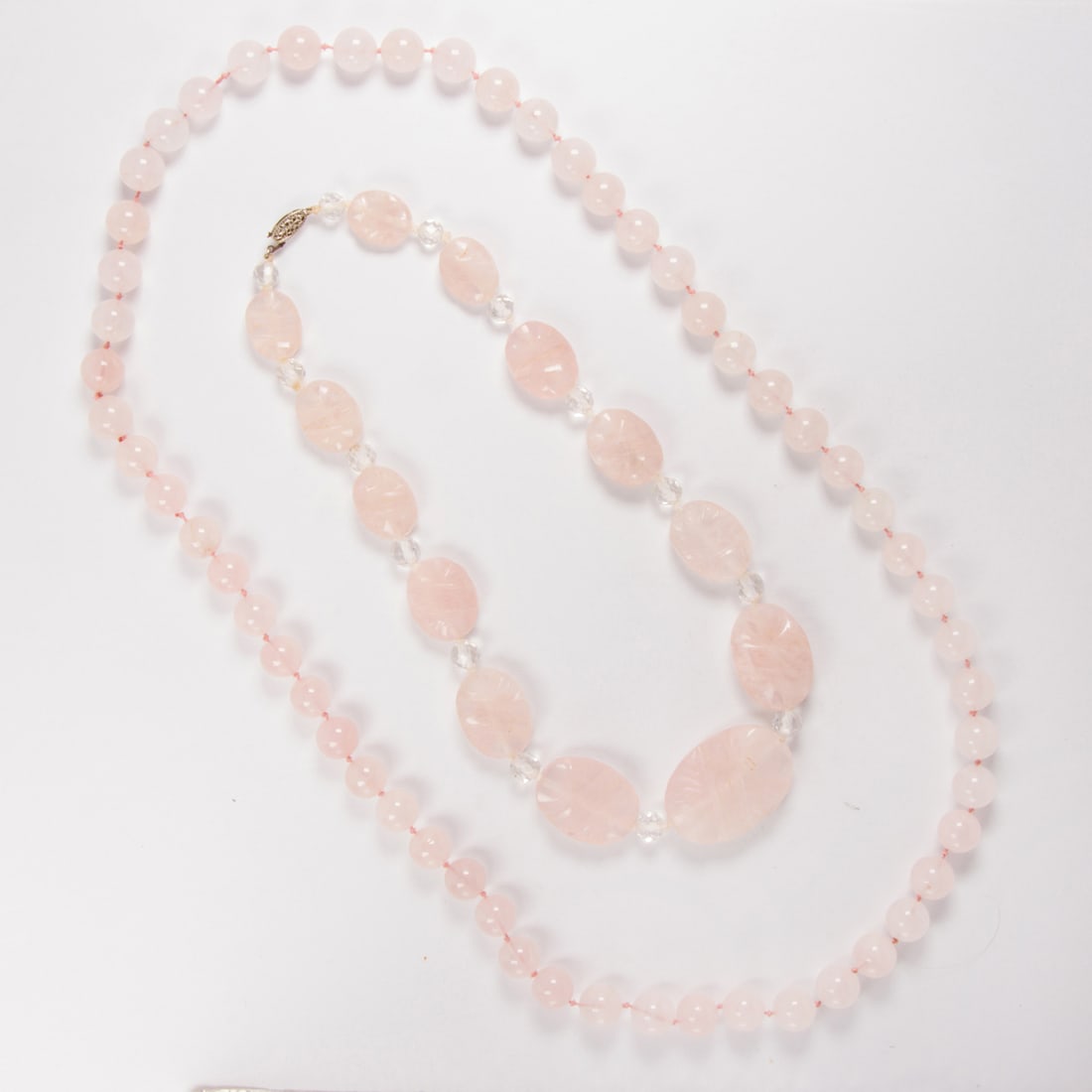 A group of rose quartz jewelry (1 of 1)