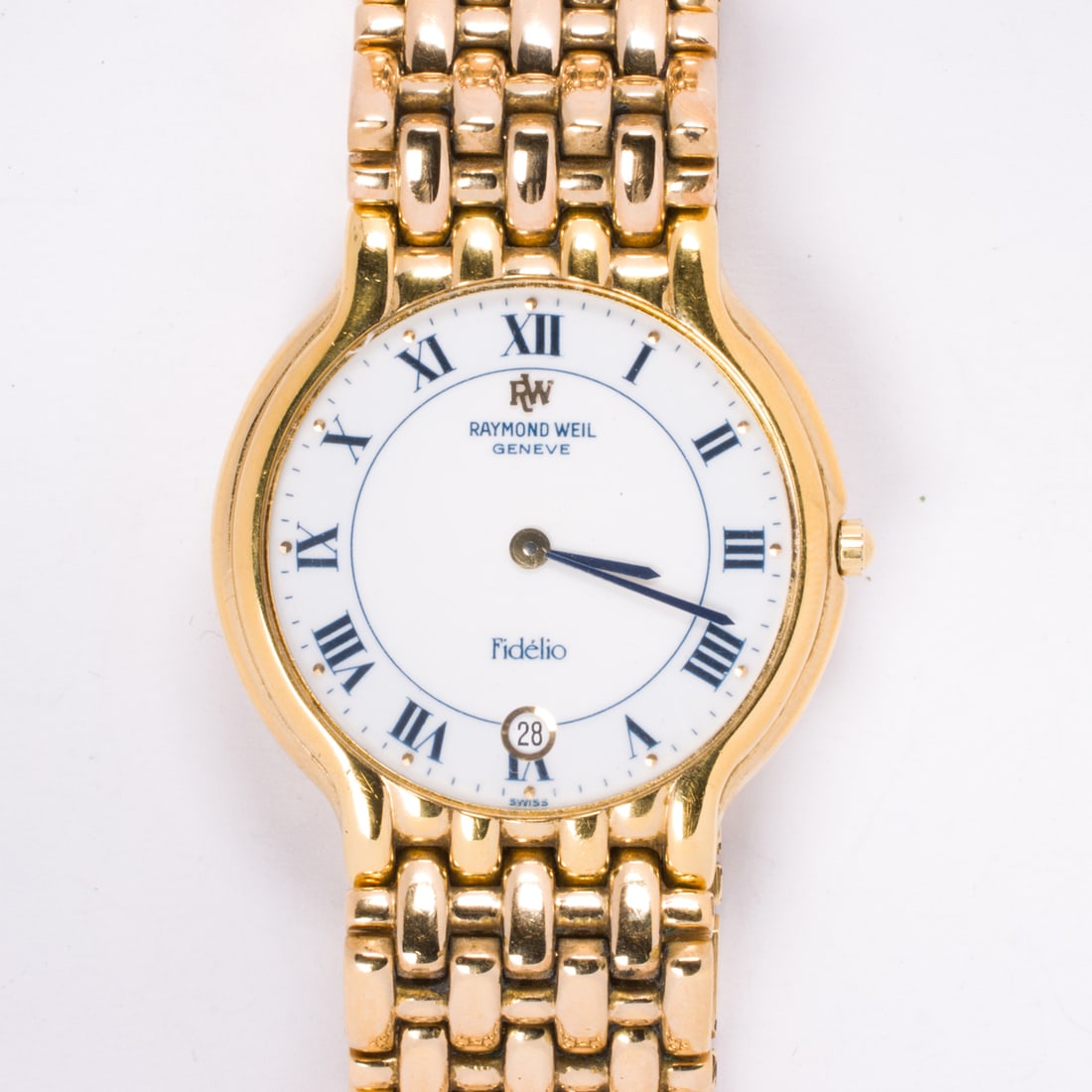 A Raymond Weil Fidelio gold plated watch (1 of 1)