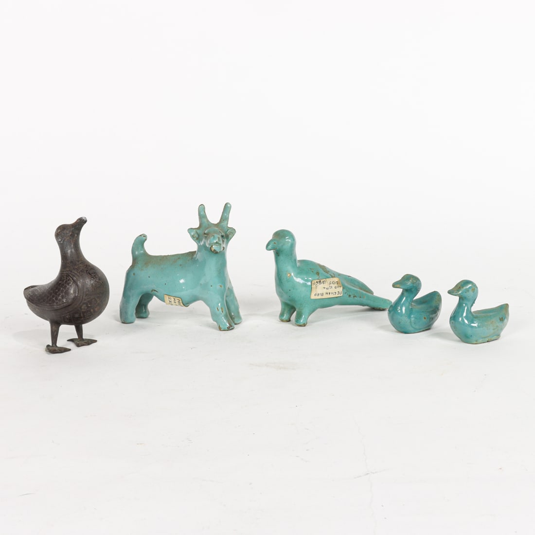An assembled group of Persian turquoise glazed pottery (1 of 1)