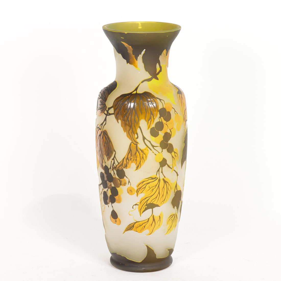An Art Nouveau style cameo glass vase (1 of 1)